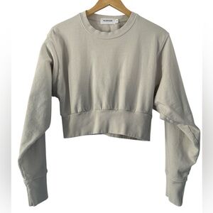 TALENTLESS Dolman Crop Crewneck Sweatshirt - Size Small